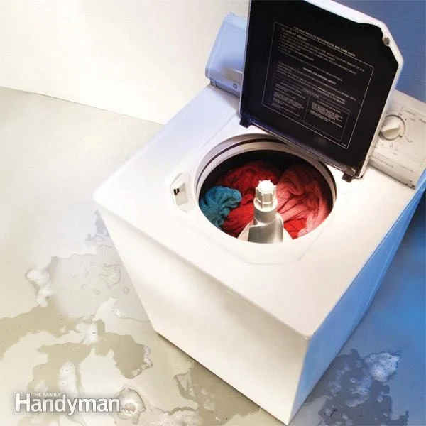 Leaking washing machine